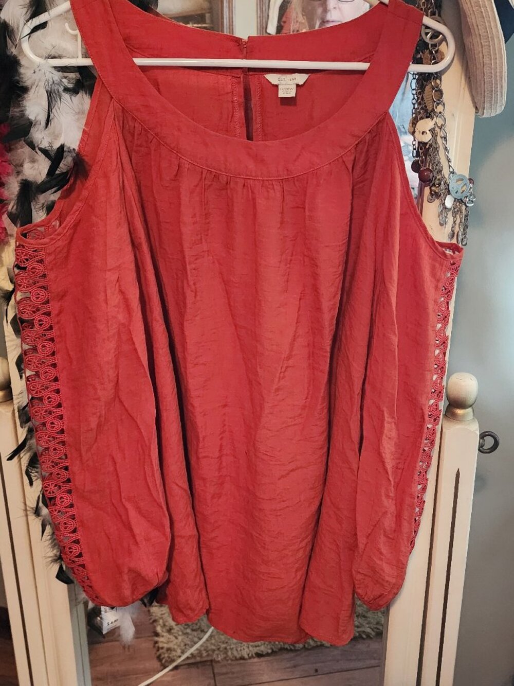 Cold shoulder shirt